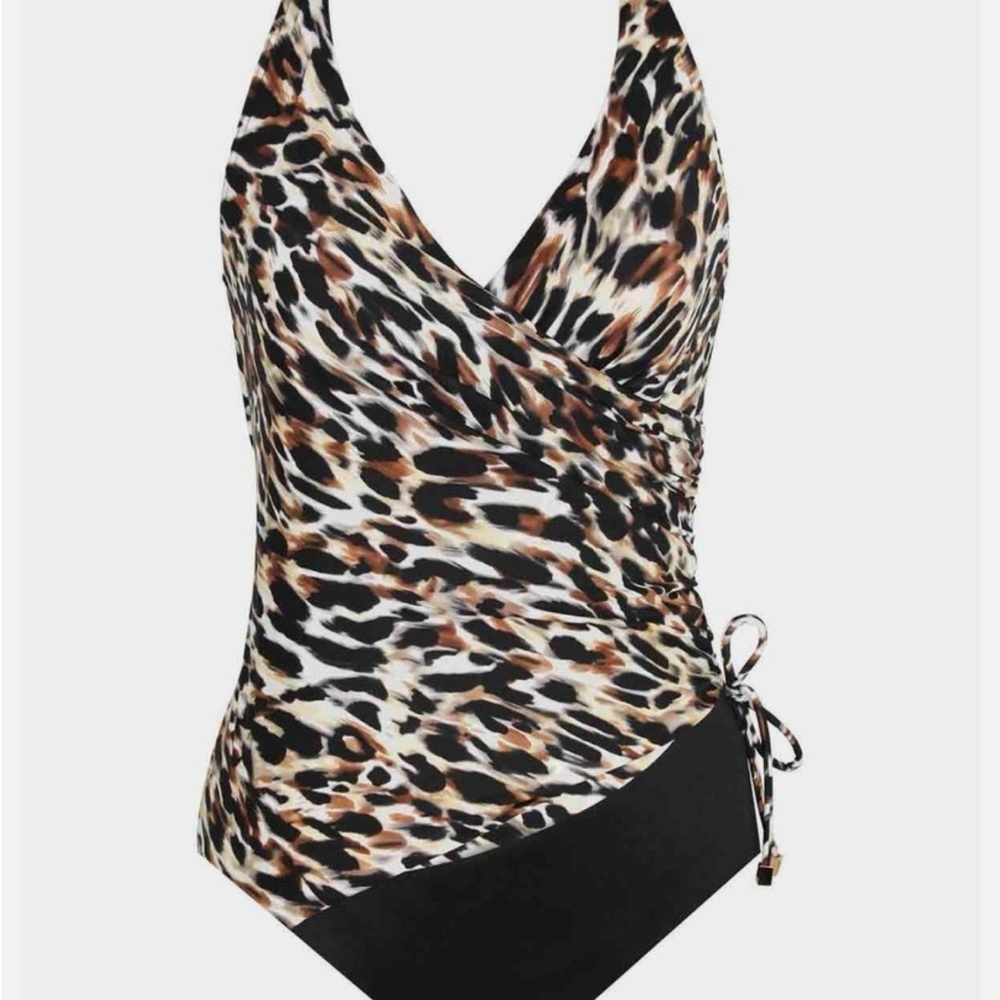 Miraclesuit Leopard Print One Piece Swimsuit